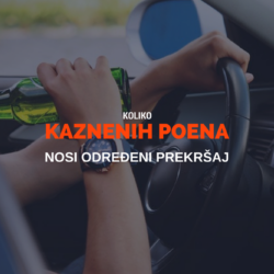 Kazneni poeni za saobraćajne prekršaje