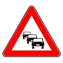 saobraćajna signalizacija - kolona zaustavljenih vozila